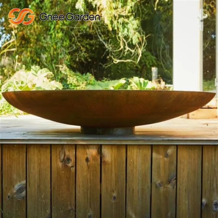 „Corten Classic Fire Bowl“ kaimiškas žavesys