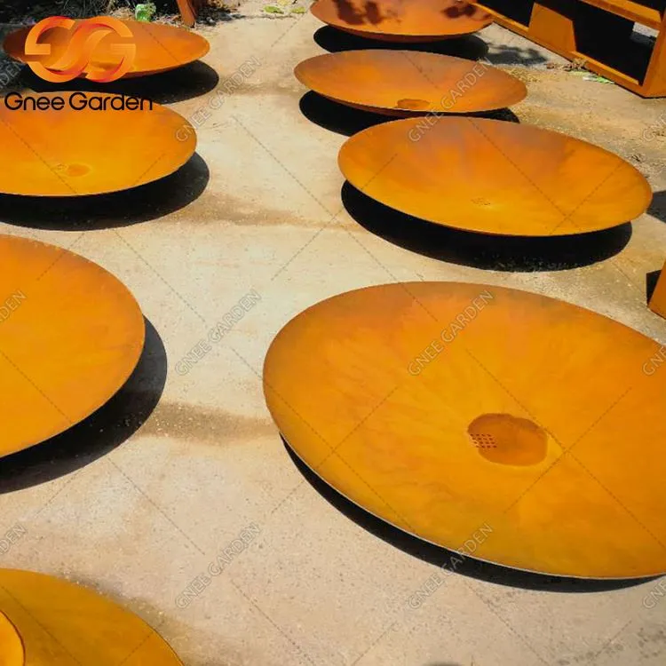 Corten lauko rąstų degiklis