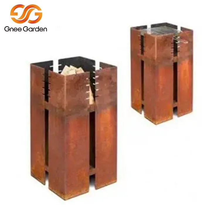 „Corten“ ant grotelių