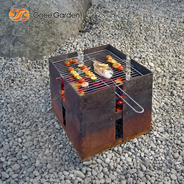 Corten plieninės anglies kepsninės