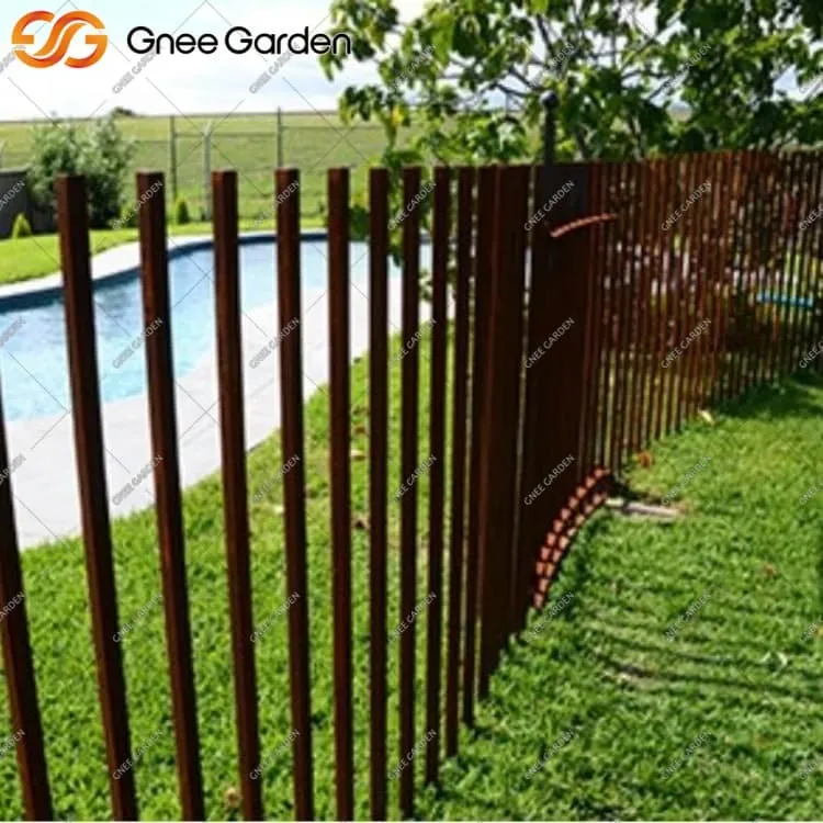 Corten privacy panels