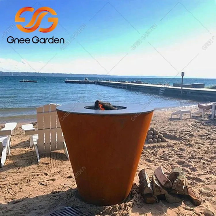 „Corten“ plieninė kepsninė