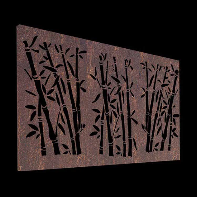 „Corten Steel Metal Wall“ privatumo ekranas