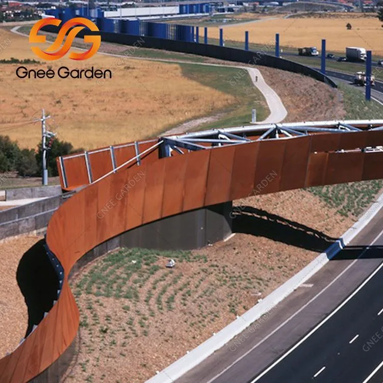 Corten plieno santvaros tiltas