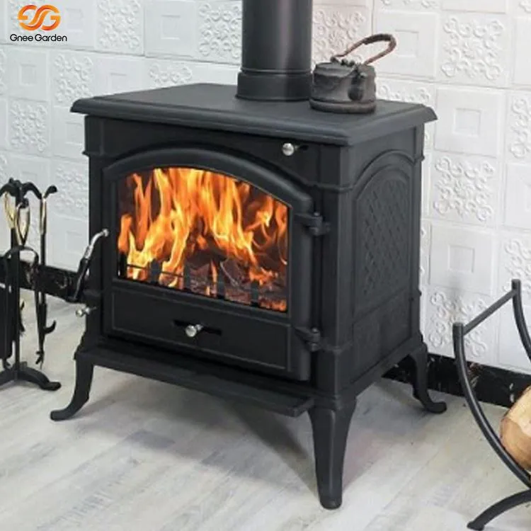 Geležies malkomis kūrenama krosnelė