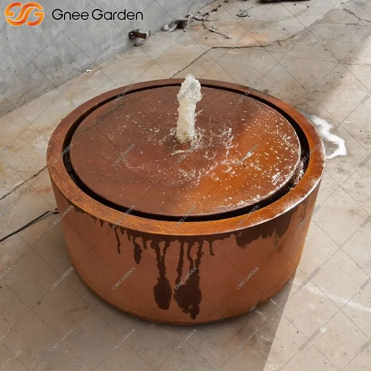 Lauko Corten vandens funkcija su įmontuotu siurbliu