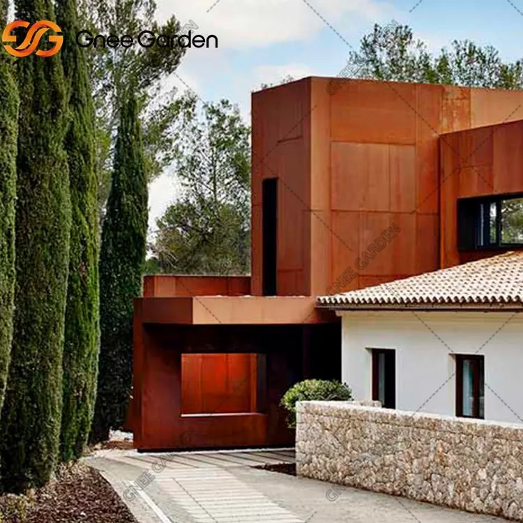 Lauko modernios užuolaidų sienos