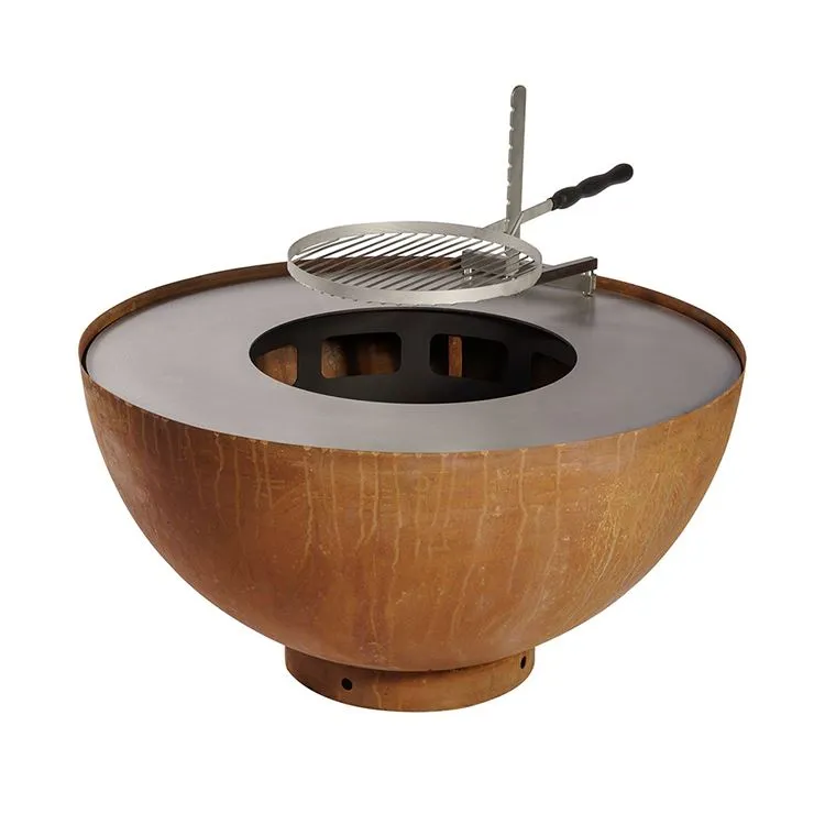 Rūdžių Corten plieno kepsninė