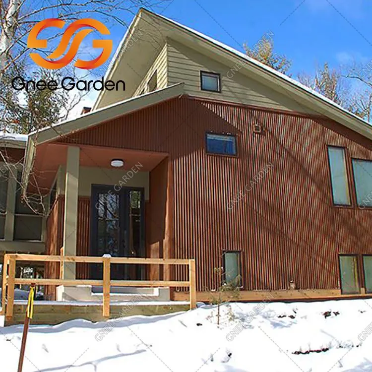 Atsparūs atmosferos poveikiui plieniniai surūdiję metaliniai stogai